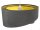 Suspension Gris foncé Jaune Ø50cm Tissu Table à manger