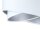 lampe suspendue ronde blanc argent tissu table à manger