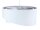 lampe suspendue ronde blanc argent tissu table à manger