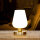 Lampe de table Abat-jour en verre Socle en laiton élégant TALIS