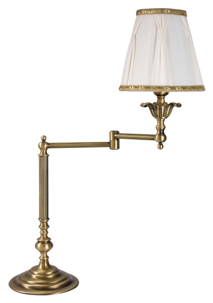 Lampe de table classique E14 London blanc