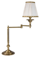 Lampe de table classique E14 London blanc