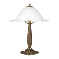 Lampe de table florale Mughetto Blanc