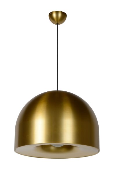Runde Hängelampe Metall Messing E27 Ø50 cm modern