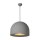 Hängelampe Metall Grau E27 Ø50 cm rund modern