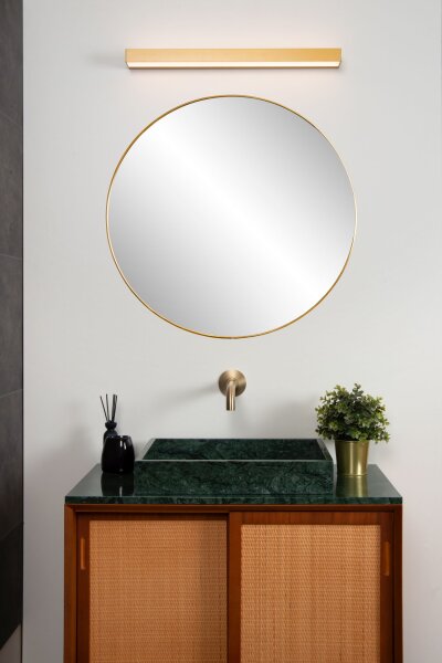 LED Wandleuchte Metall Messing B:60 cm modern