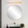 LED Wandleuchte Metall Messing B:60 cm modern