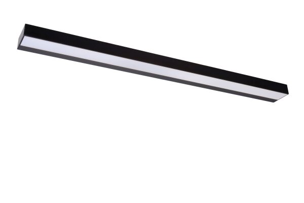LED Wandlampe Schwarz Spiegel IP44 B:90 cm 2700 K