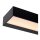 LED Wandlampe Schwarz Spiegel IP44 B:90 cm 2700 K