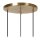Elegante Hängelampe Messing 3-flammig E27 Gold