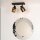 Deckenspot Metall Rauchglas 2-flammig E14 B:26 cm