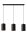 Hängelampe Metall Schwarz Messing E27 L:92 cm edel