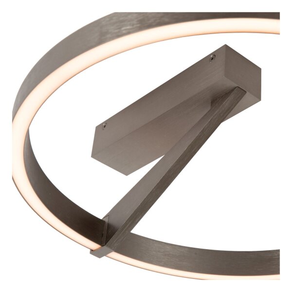LED Deckenlampe Aluminium Fernbedienung B:40 cm 2200 K