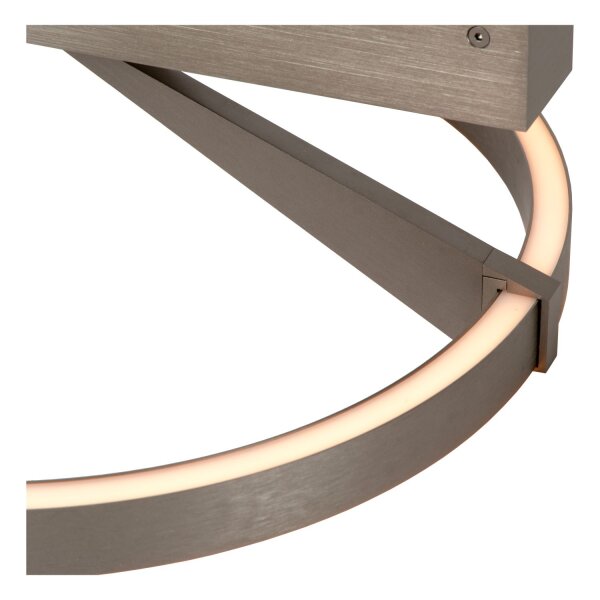 LED Deckenlampe Aluminium Fernbedienung B:40 cm 2200 K