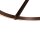 LED Pendelleuchte Kaffeebraun Ø60 cm 2700 K modern rund