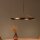 LED Pendelleuchte Kaffeebraun Ø60 cm 2700 K modern rund