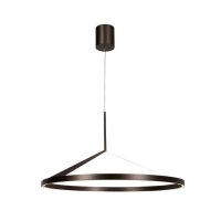 LED Hängelampe Aluminium Grau rund Ø80 cm 2700 K
