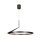 LED Hängelampe Aluminium Grau rund Ø80 cm 2700 K