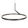 LED Hängelampe Aluminium Grau rund Ø80 cm 2700 K
