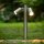 Stehlampe Außen Stahl Chrom IP44 GU10 H:30 cm