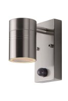 Wandleuchte Bewegungsmelder IP44 GU10 H:16 cm