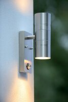 Wandleuchte Außen Bewegungssensor GU10 H:22 cm