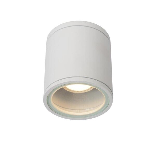 Deckenspot Aluminium Weiß GU10 Ø9 cm modern rund