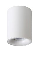 Deckenstrahler Aluminium Weiß GU10 B:8 cm modern