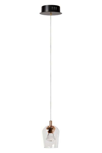 LED Hängelampe Glas Gold Ø13 cm 2700 K elegante