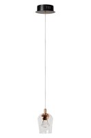 LED Hängelampe Glas Gold Ø13 cm 2700 K elegante