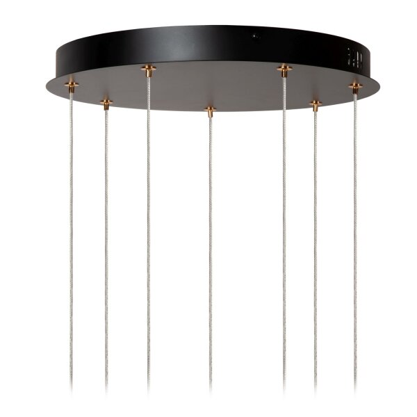 LED Hängelampe Gold 7-flammig L:39 cm 2700 K edel