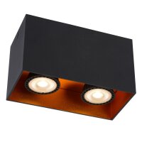 Deckenstrahler Aluminium Schwarz GU10 166 cm flexibel