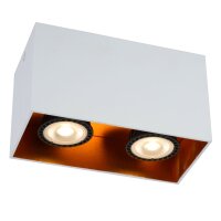Deckenstrahler Aluminium Weiß GU10 L:166 cm rund