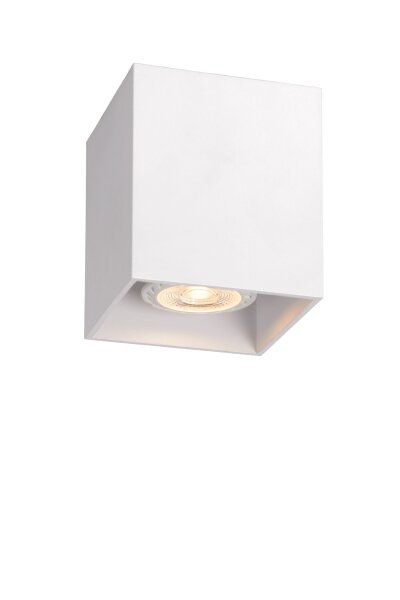 Deckenstrahler Aluminium Weiß GU10 L:8 cm modern