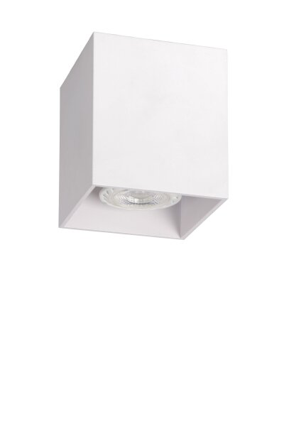 Deckenstrahler Aluminium Weiß GU10 L:8 cm modern