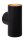 Wandlampe Up Down Schwarz 2-flammig GU10 H:18 cm