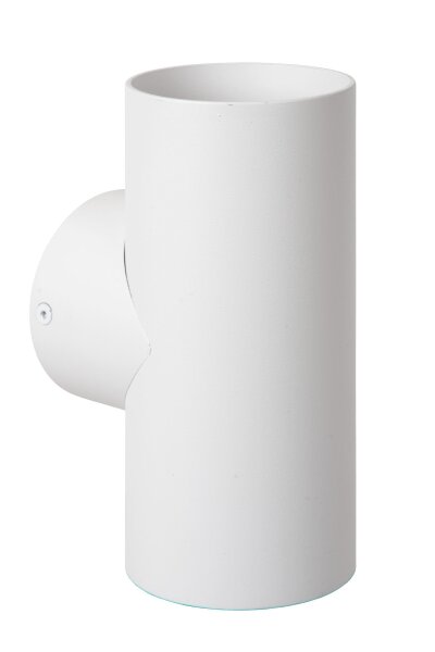 Wandlampe Up Down Weiß 2-flammig GU10 H:18 cm