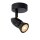 Deckenspot Metall Schwarz GU10 H:13 cm flexibel