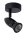 Deckenspot Metall Schwarz GU10 H:13 cm flexibel