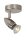 Deckenspot verstellbar Metall Chrom GU10 H:13 cm