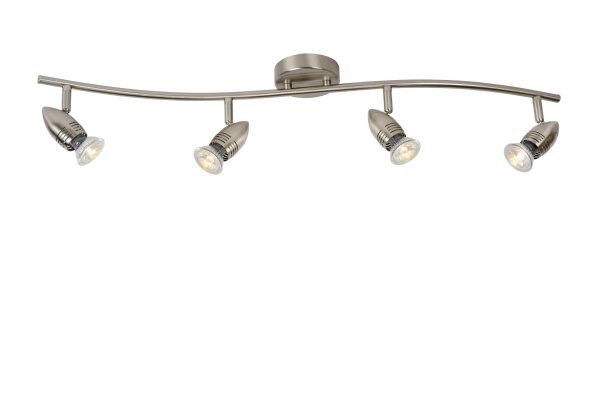 Deckenstrahler Metall Chrom GU10 2700 K H:78 cm