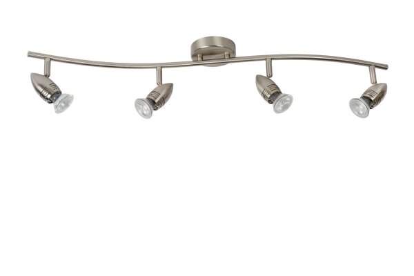 Deckenstrahler Metall Chrom GU10 2700 K H:78 cm
