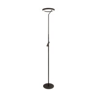 LED Deckenfluter Schwarz 2700 K H:174 cm modern