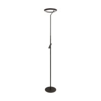 LED Deckenfluter Schwarz 2700 K H:174 cm modern