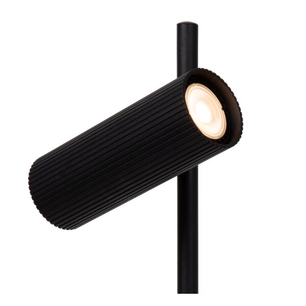 Tischlampe Aluminium Schwarz flexibel GU10 H:42 cm