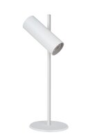 Tischlampe Aluminium Weiß flexibel GU10 H:42 cm