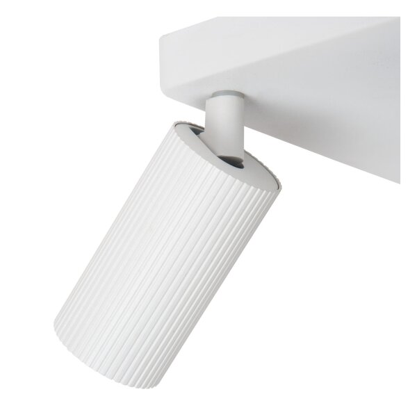 Deckenspot flexibel Weiß 4-flammig GU10 B:24 cm