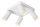 Deckenspot flexibel Weiß 4-flammig GU10 B:24 cm