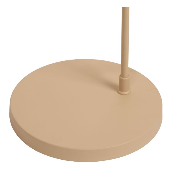 Bogenleuchte Messing Beige E27 H:192 cm modern