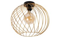 Deckenlampe Messing Schwarz rund Ø40 cm E27 edel